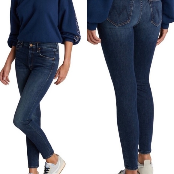 MOTHER Denim - MOTHER High Waisted Looker Crop in Bake Sale Brawl size 26